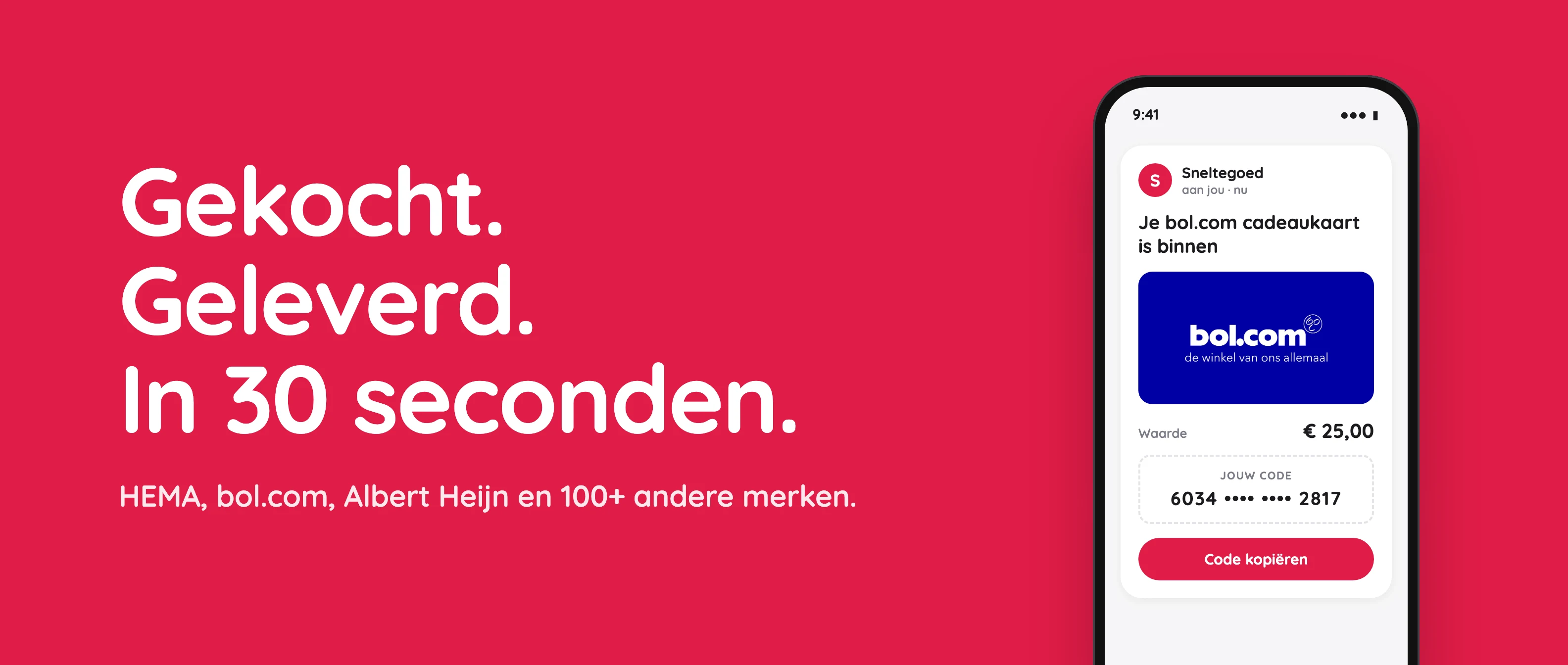 Geleverd in 30 sec (NL)